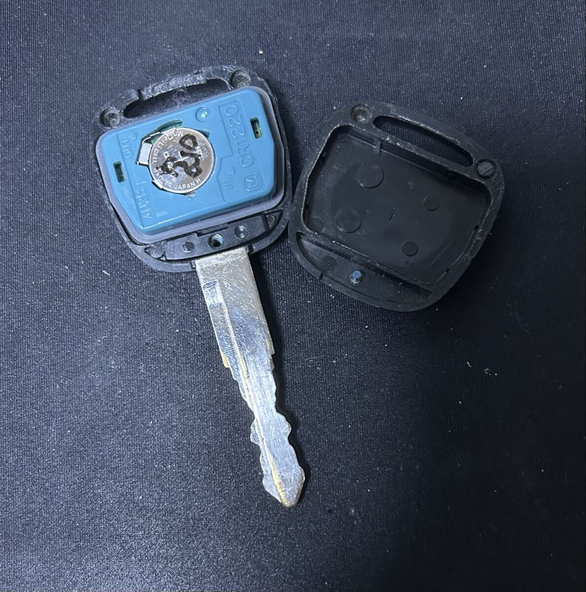 ★★(*'ー')★★周波数確認済!送料込み!スズキ/1ボタン/ワゴンR/MH21S/青基盤/リモコンキー/スマートキー/キーレス拍卖