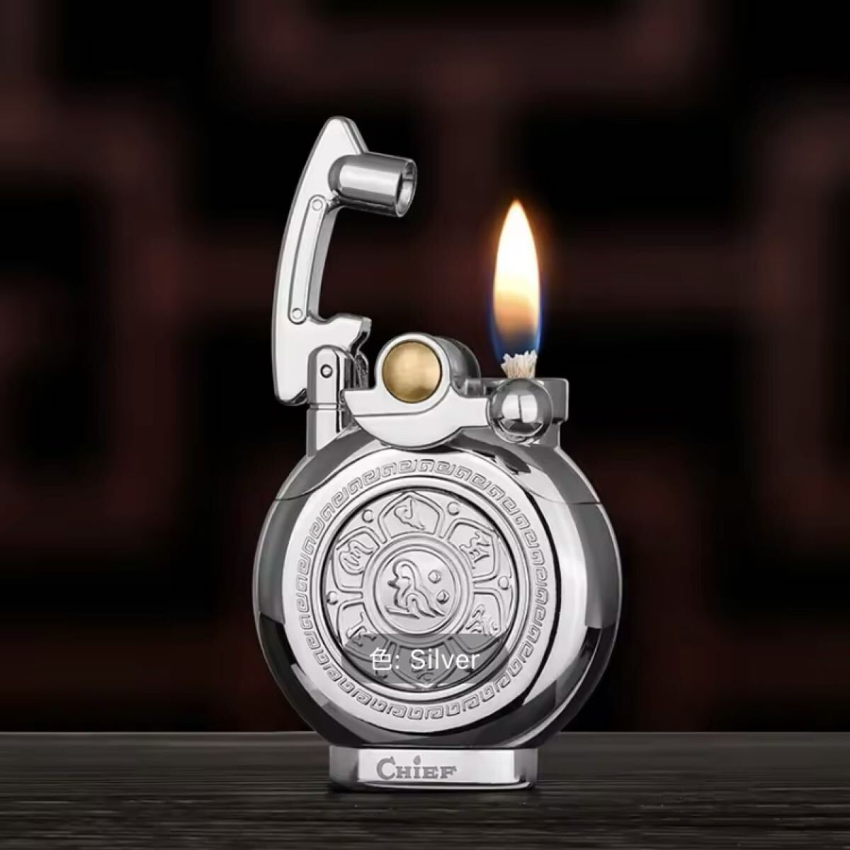 新品 オイルライター ロッカーアーム  CHIEF 銀色拍卖