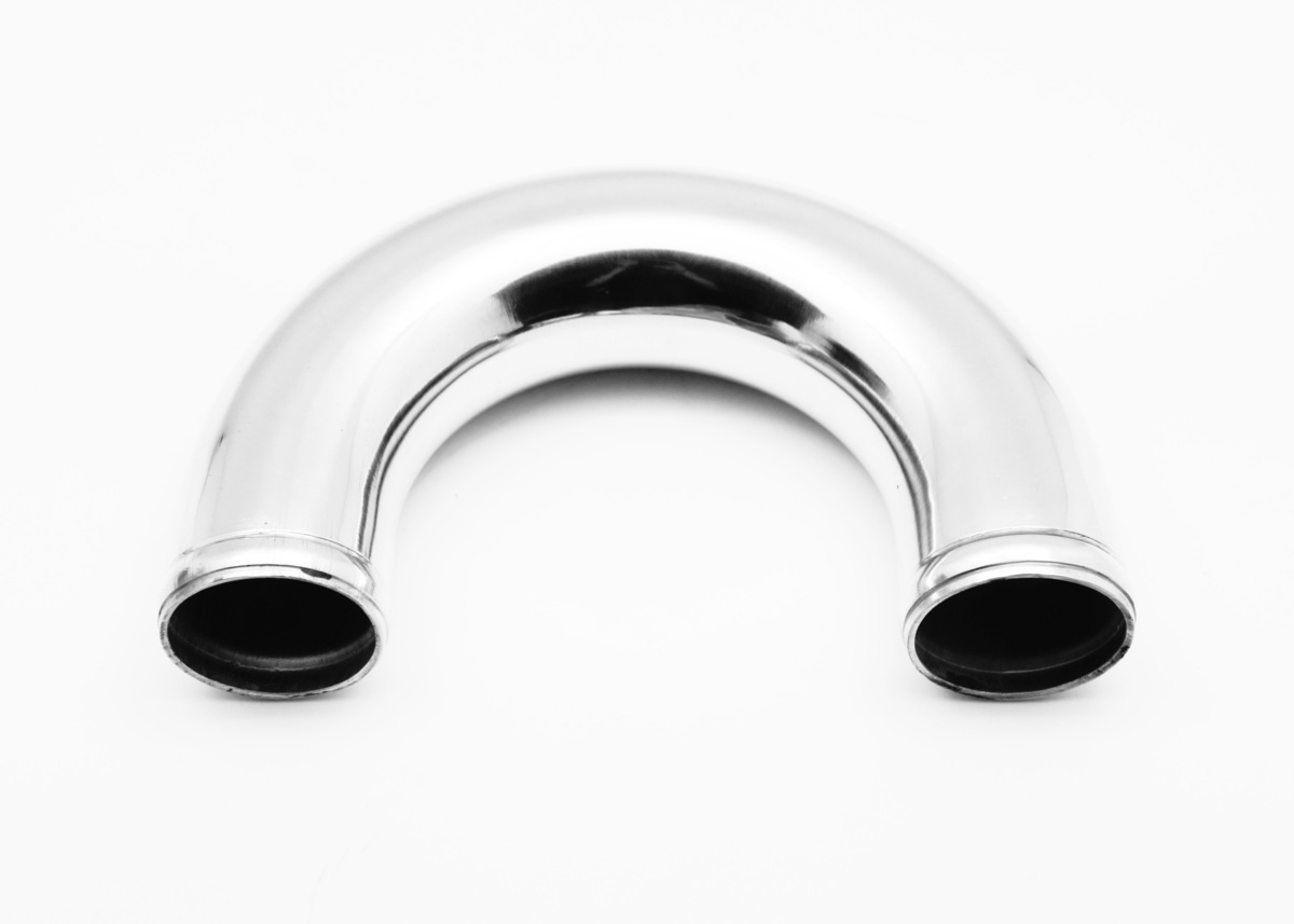 ホース接続用 アルミジョイントパイプ 180度 外径 38mm 長さ300mm拍卖