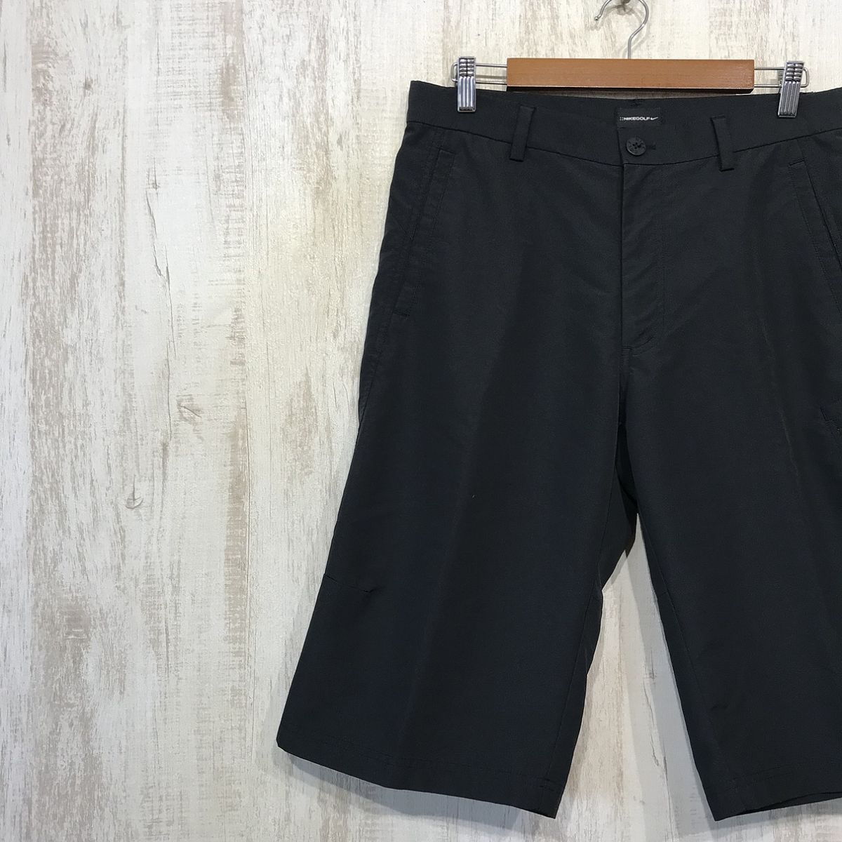 P557☆【ゴルフウェア ハーフパンツ】NIKE GOLF ナイキ 黒 33 M拍卖