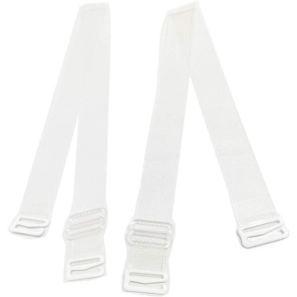 透明ストラップ ブラジャークリアーシリコン つや無し 肩紐 調整可能 目に見えない 替目立たない 幅1.2cm 白フック1組拍卖