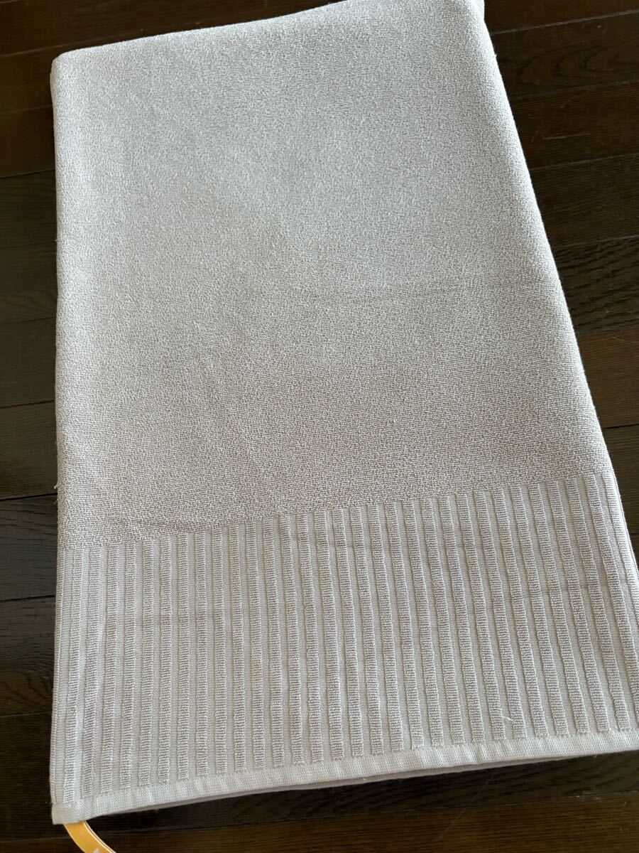 ikt今治池内タオル【新品】オーガニック732タオルシーツ グレイグレー拍卖