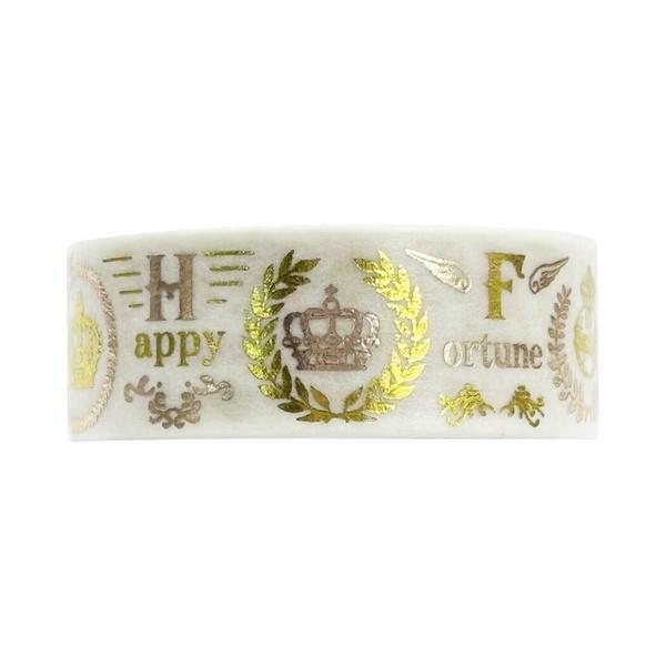 Shinzi Katoh きらぴかマスキングテープ 15mm幅 星アカリ クラウン拍卖