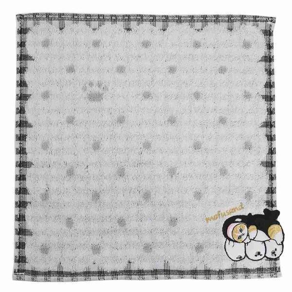 mofusand ハンドタオル ジャガードハンカチタオル ごろんとシャチにゃん拍卖