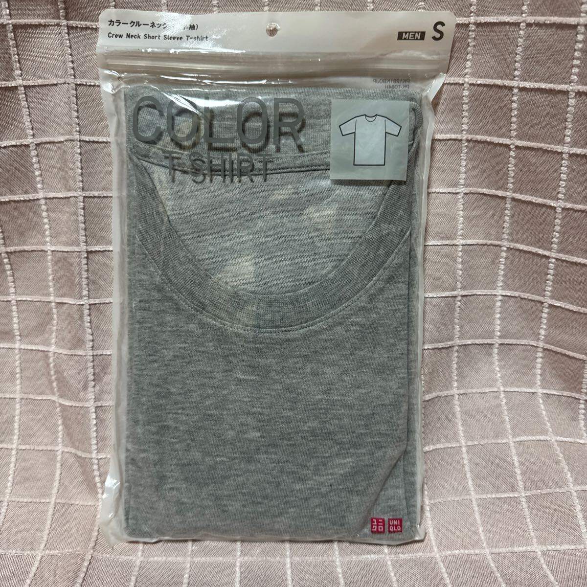 新品 UNIQLO 半袖 Tシャツ グレー S に拍卖
