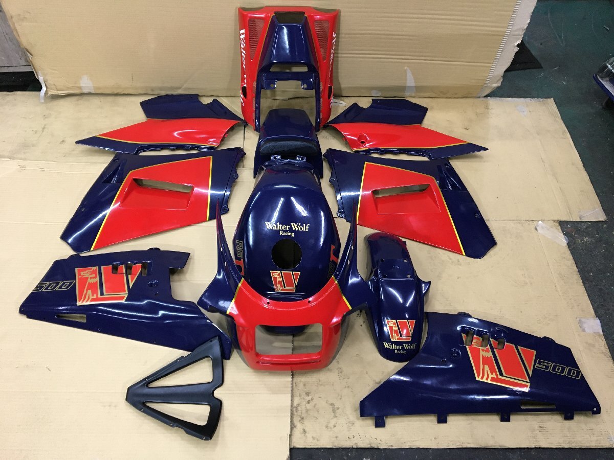 SUZUKI RG500ガンマ HM31A HM31B 社外 外装セット 綺麗目 ゴガン レストア ストックにも(中古)TOS-Z3709拍卖