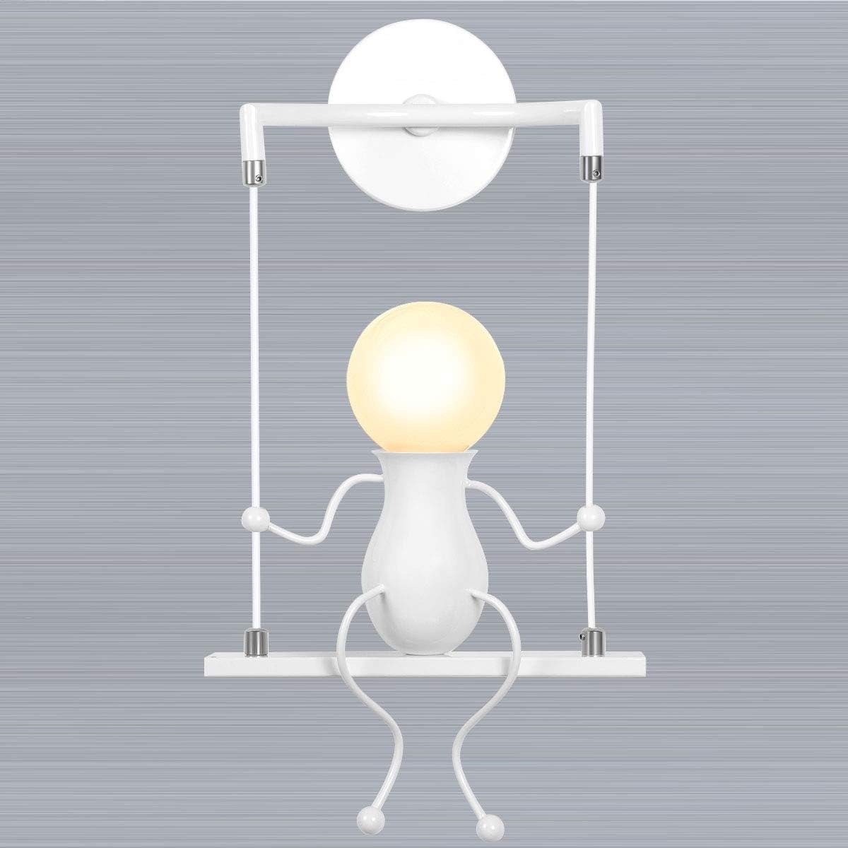 ★最終値下げ★KAWELL 照明 ブラケットライト 人形 可愛い 間接照明ホワイト 3−7拍卖