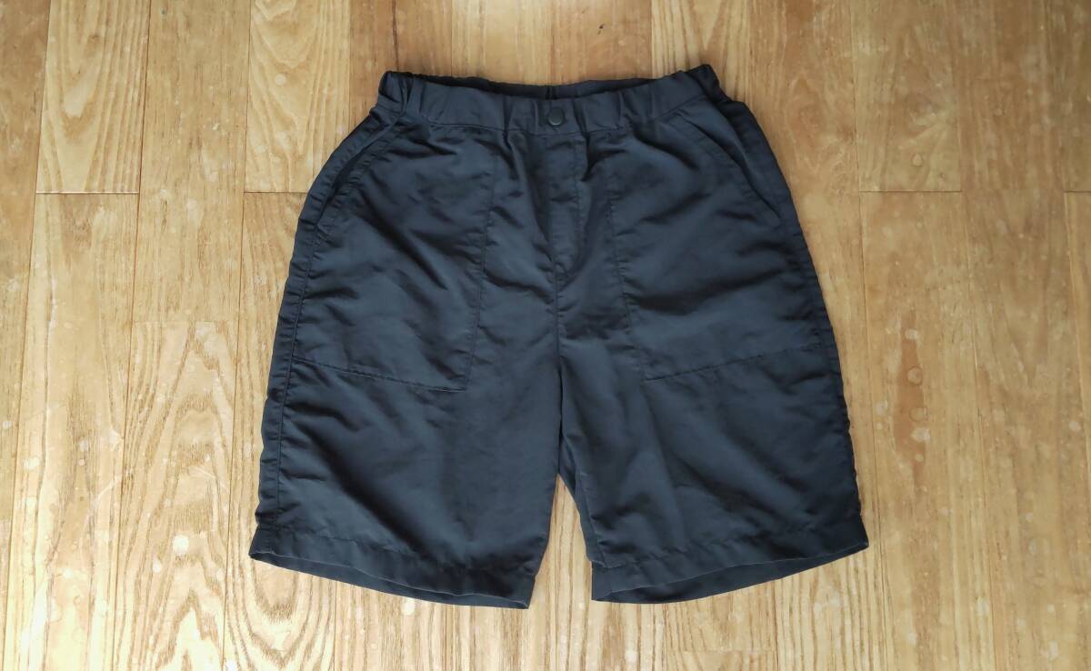 ユニクロ キッズ ギアショートパンツ ブラック 150拍卖