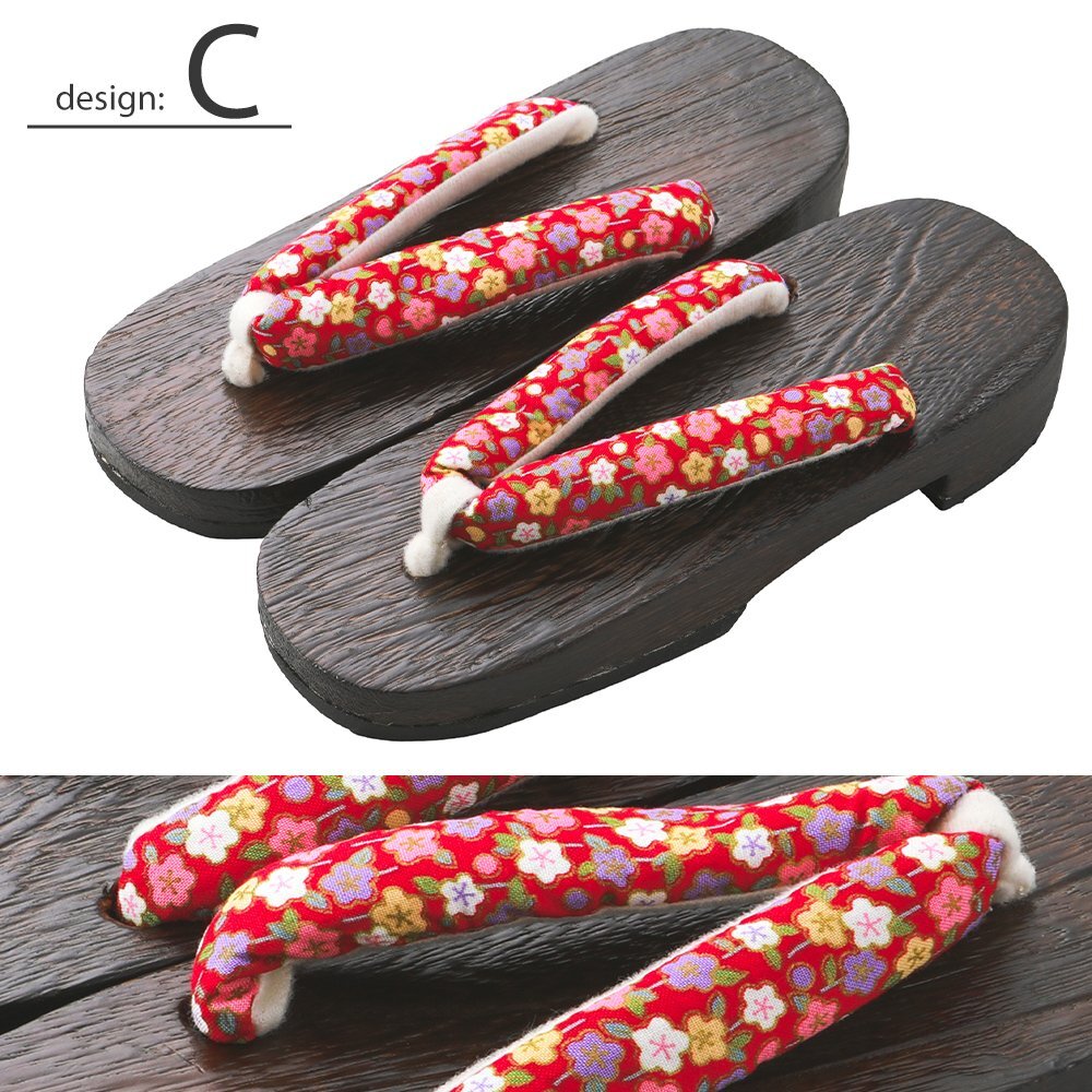 ◆桐下駄◆ソフト鼻緒 婦人 げた Sサイズ レディース rg-264 (C) 【小さいサイズ ジュニア 浴衣 お祭り イベント 履物 ゆかた 女性用】拍卖