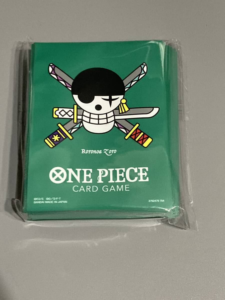 【新品】【コレクター】ONE PIECE カードゲーム リミテッドカードスリーブ プレミアムマットvol.2 ロロノア・ゾロ拍卖