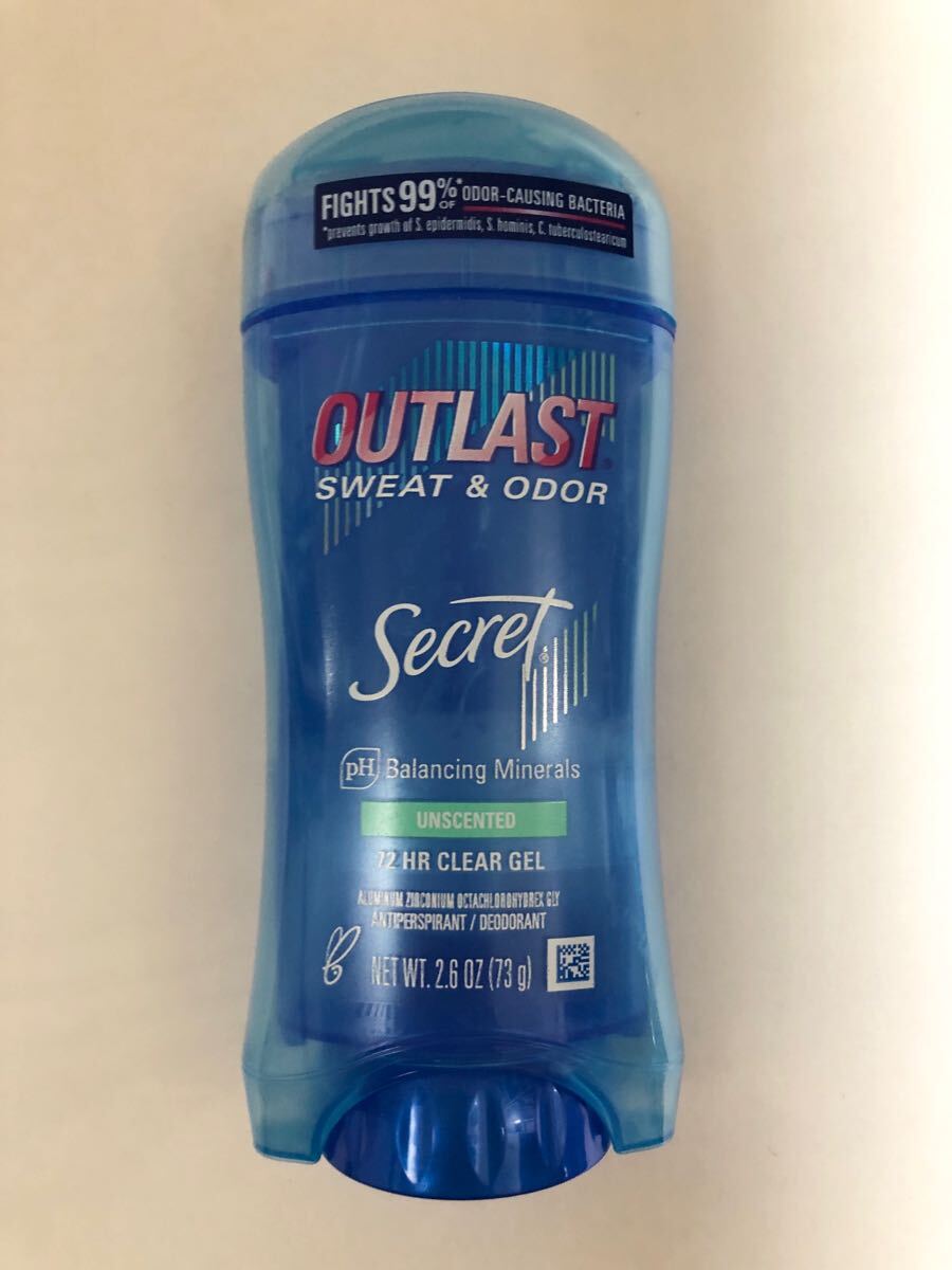 《送料無料》OUTLAST secret アウトラスト シークレット 無香料 クリアジェル 73g(デオドラント 制汗剤)拍卖