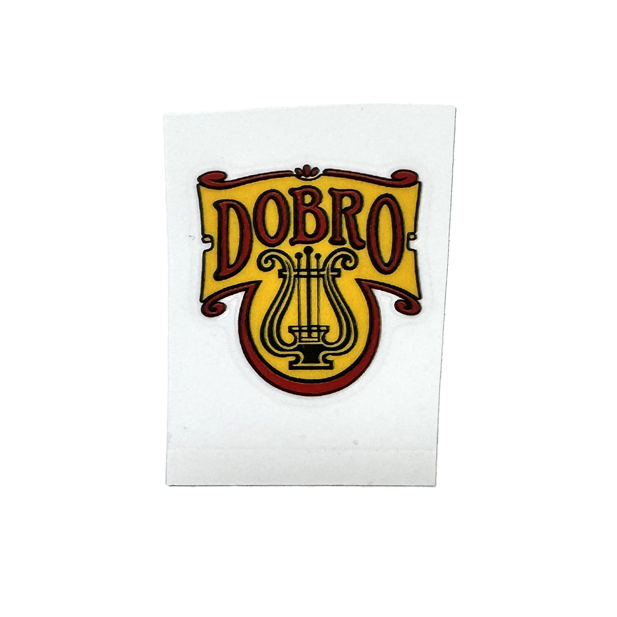 1930年代末期のドブロギターのロゴ UV加工ビニール ステッカー Dobro拍卖