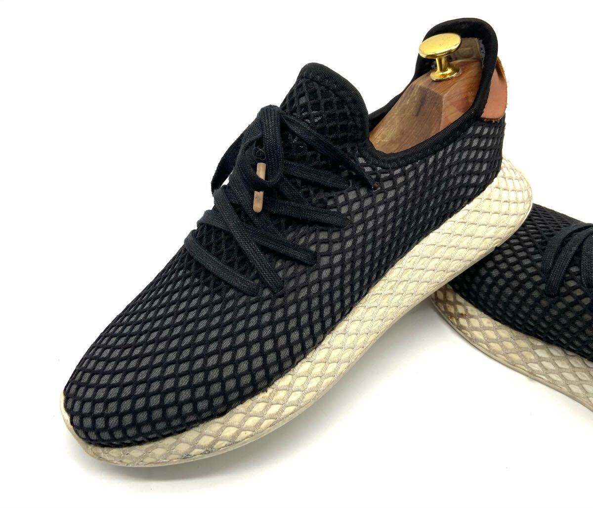 【アディダス/ディーラプトランナー/B41758】高級メッシュランニングシューズ!ブラック/jp26.5cm!衝撃プライス!シンプルデザイン!7/14拍卖