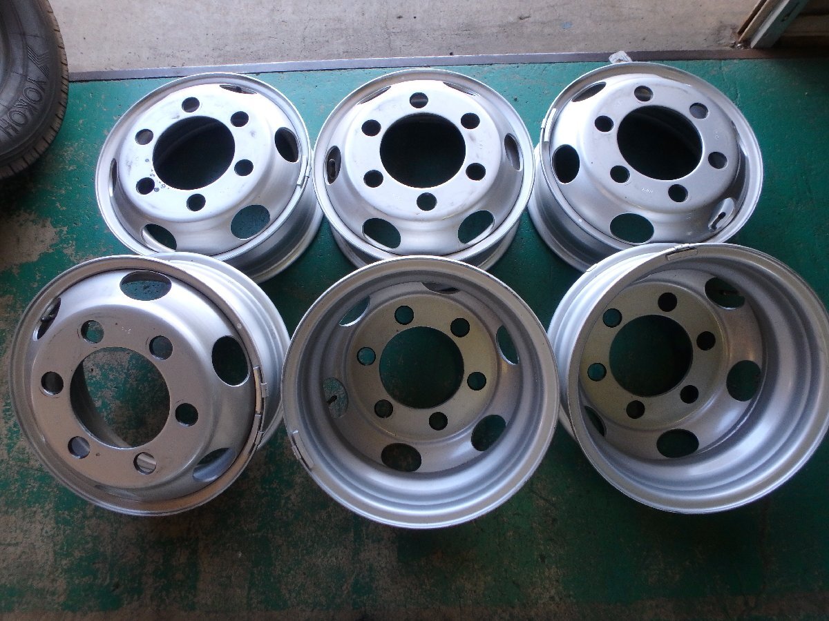 H109 新車外し 送料無料 16×5.5 TOPY RAEA スチールホイール 6本 6穴 6H ダイナ,トヨエース,デュトロ拍卖