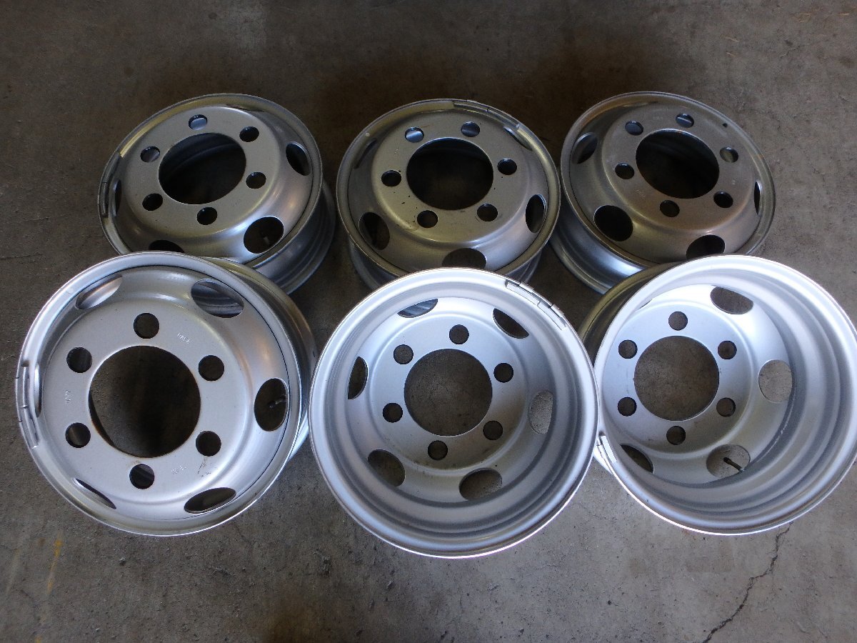 H108 新車外し 送料無料 16×5.5 TOPY RAEA スチールホイール 6本 6穴 6H ダイナ,トヨエース,デュトロ拍卖