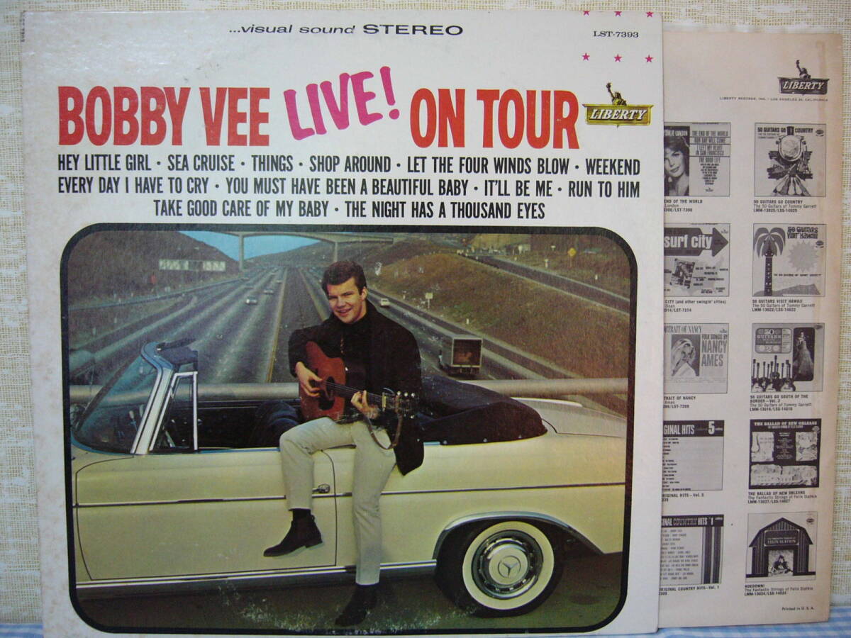 【LP】BOBBY VEE / LIVE! ON TOUR ボビー・ヴィー Snuff Garrett拍卖