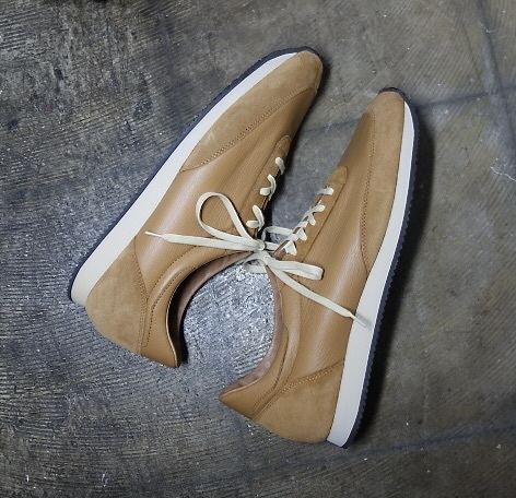 TK 新品 REPRODUCTION OF FOUND カナディアントレーナー 44 リプロダクションオブファウンド レザースニーカー ミリタリー拍卖