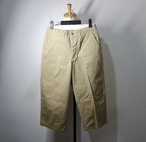 TK 良品 フェローズ C.C.MASTERS チノパン ボタンフライ スラックス ミリタリーパンツ 32 30 レングス短拍卖