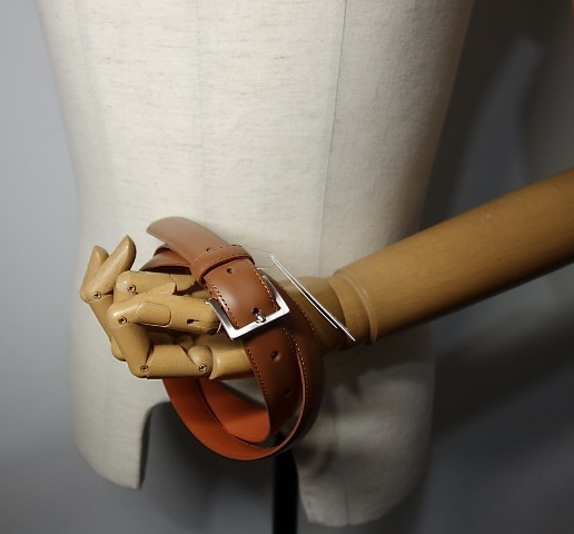 *送料込み TK 新品 ビームス B:MING by BEAMS ホースレザー 馬革 レザーベルト M ブラウン拍卖