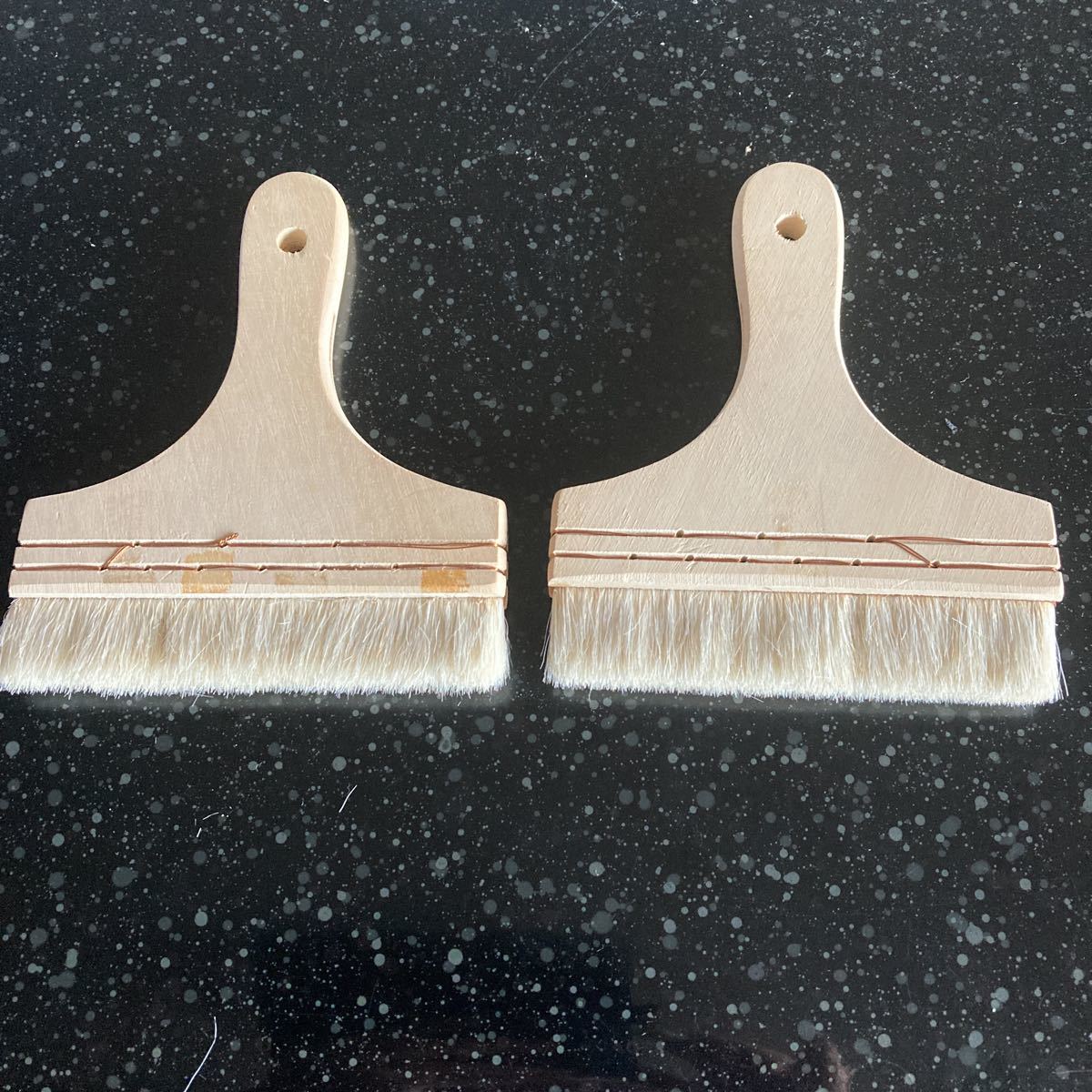 襖 白毛 糊刷毛 110mm 2個 数量有り拍卖