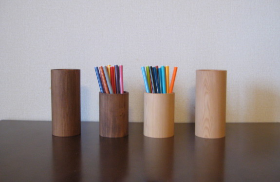 天然木ペンスタンド 鉛筆立て スタンド ハンドメイド拍卖