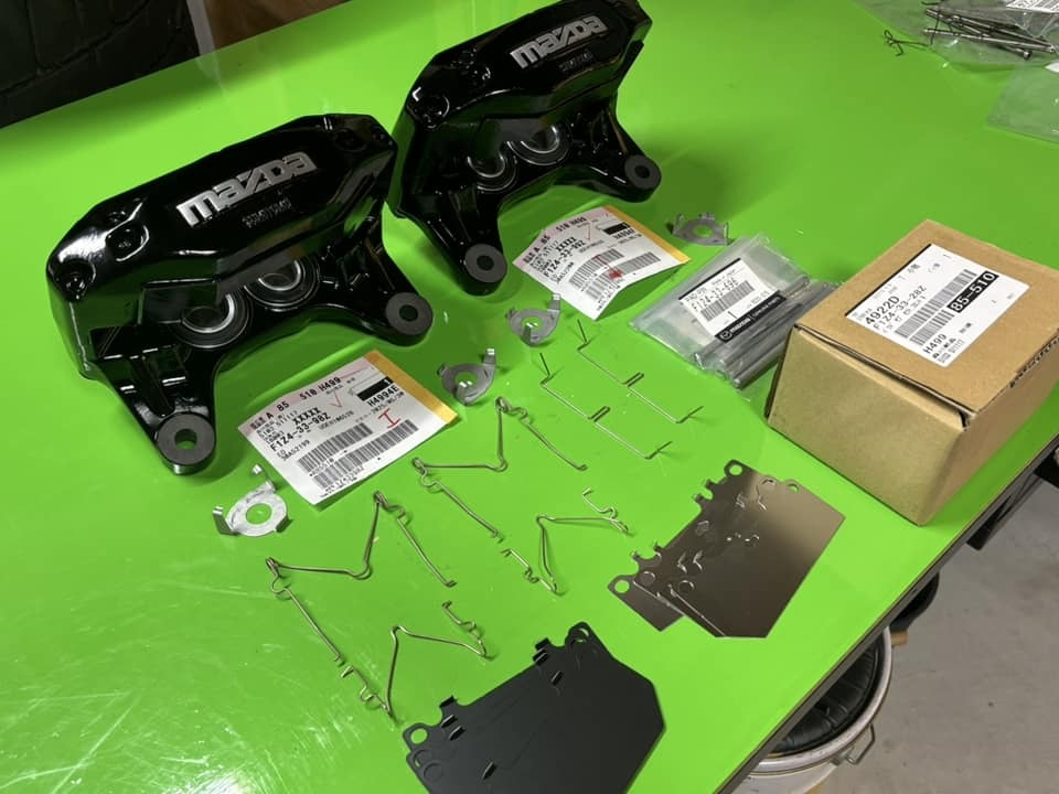 FD3S 17インチキャリパー フル新品セット 現品のみ拍卖