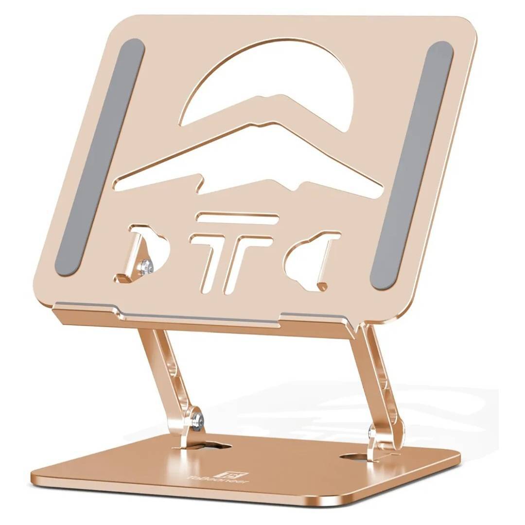 【1円オークション】ノートパソコンスタンド PC タブレット スマホ 折り畳み式 卓上 高さ角度調整 アルミ製 15.6インチまで対応 BAS1628拍卖