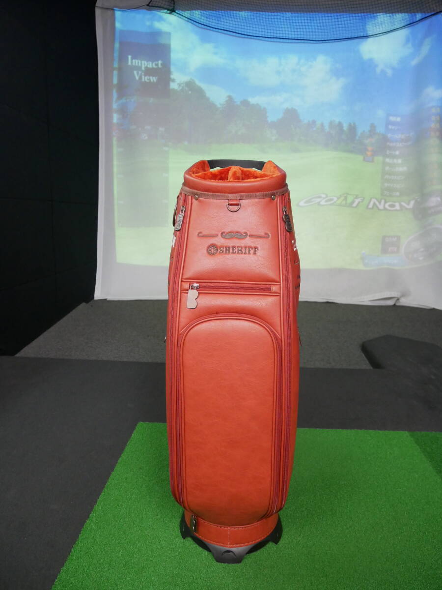 ●新品●SHERIFF●SFC-018CB●キャロット●キャディバック拍卖