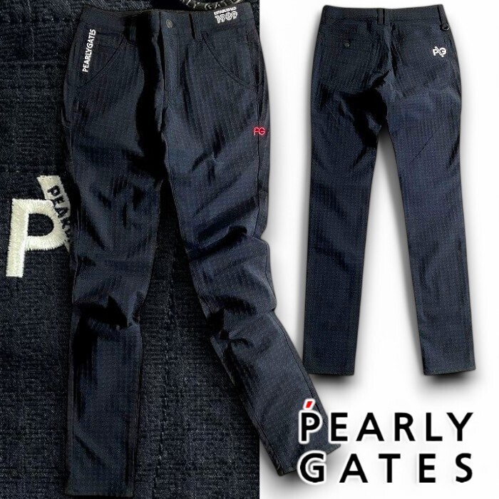 PEARLY GATES パーリーゲイツ 定価2.7万 吸水速乾 アートピケ ストレッチ パンツ ゴルフウェア レディース 2131402 120 00 ▲030▼50408w04拍卖