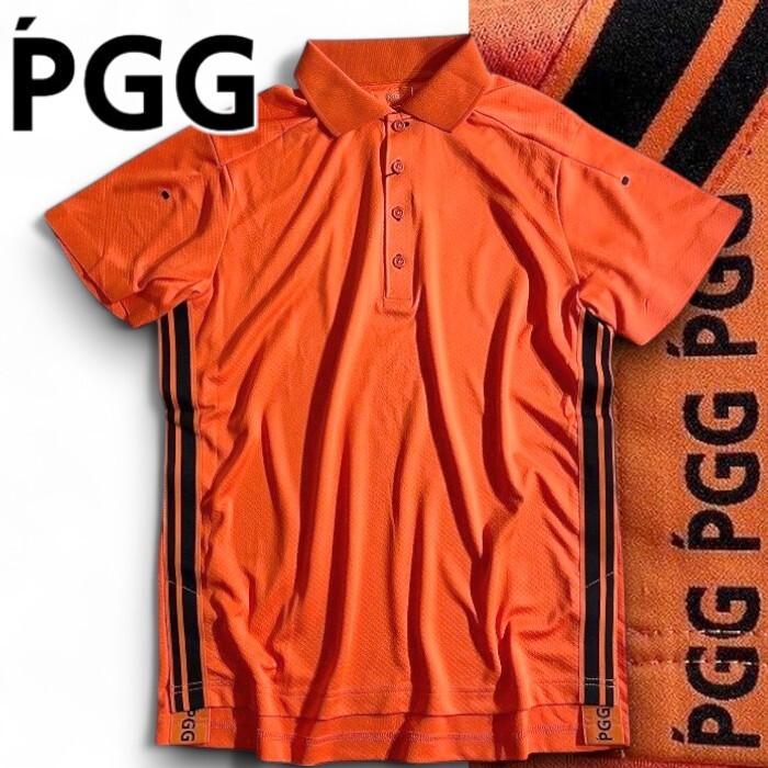 PGG by PEARLY GATES パーリーゲイツ 定価2.4万 ドットジャガード ストレッチ 半袖 ポロシャツ ゴルフウェア 2160401 150 6▲027▼50710w05拍卖