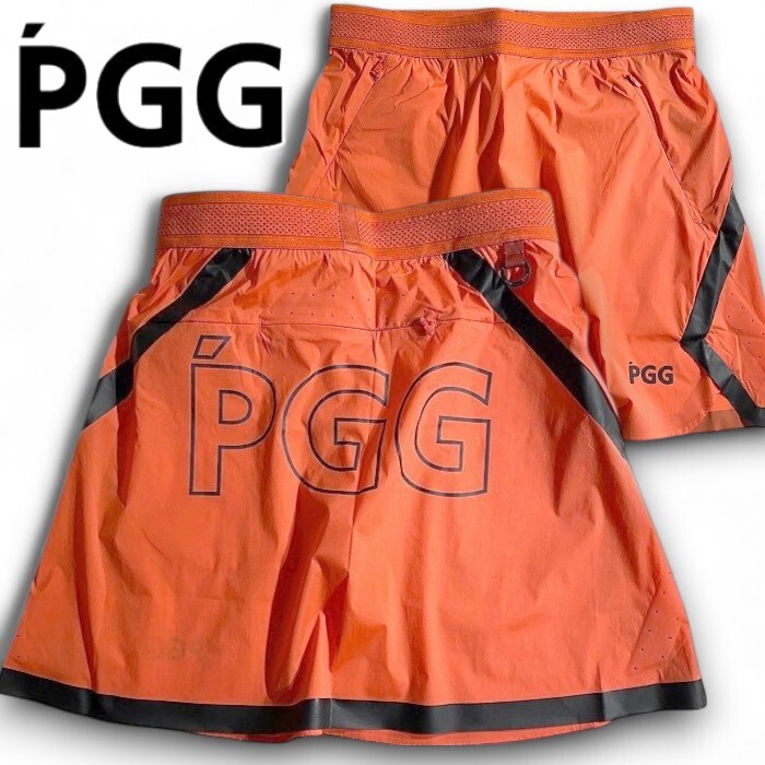 PGG by PEARLY GATES パーリーゲイツ 定価2.4万 ドライタッチ ストレッチ ミニスカート ゴルフ レディース 2234702 150 2 ▲027▼50716w04拍卖