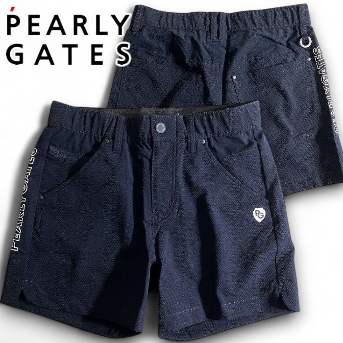 PEARLY GATES パーリーゲイツ 定価2.5万 吸水速乾 DotAir ストレッチ ショートパンツ ゴルフ レディース 2232602 120 00 ▲028▼50728w11拍卖