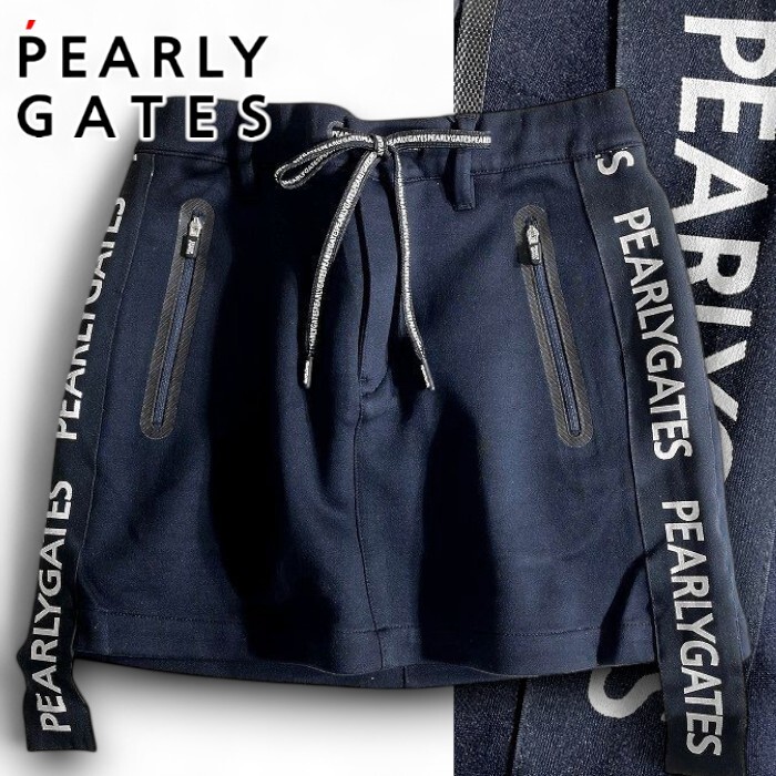 PEARLY GATES パーリーゲイツ 定3万 軽量×保温 テックフリース ストレッチ ミニスカート ゴルフ レディス 2234996 120 0 ▲034▼50728w14拍卖