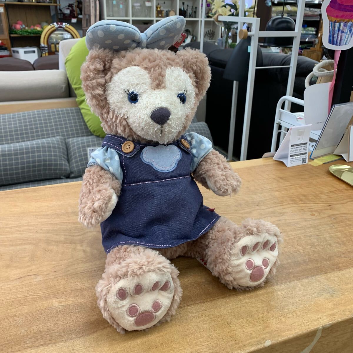 シェリーメイ デニムコスチューム ディズニーシー ベア Disney ぬいぐるみ 819拍卖