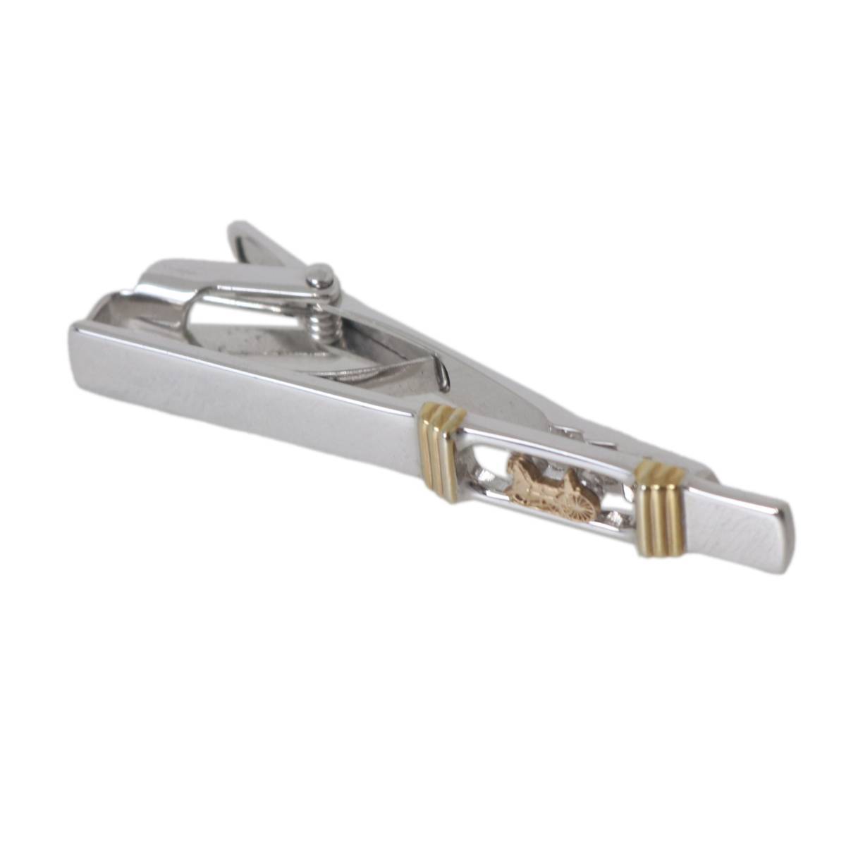 CELINE セリーヌ タイピン シルバー×ゴールド 50.3×5.6(mm) NT ABランク拍卖