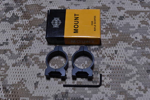 HAKKO スコープ マウントリング 30mm 20mmレール用拍卖