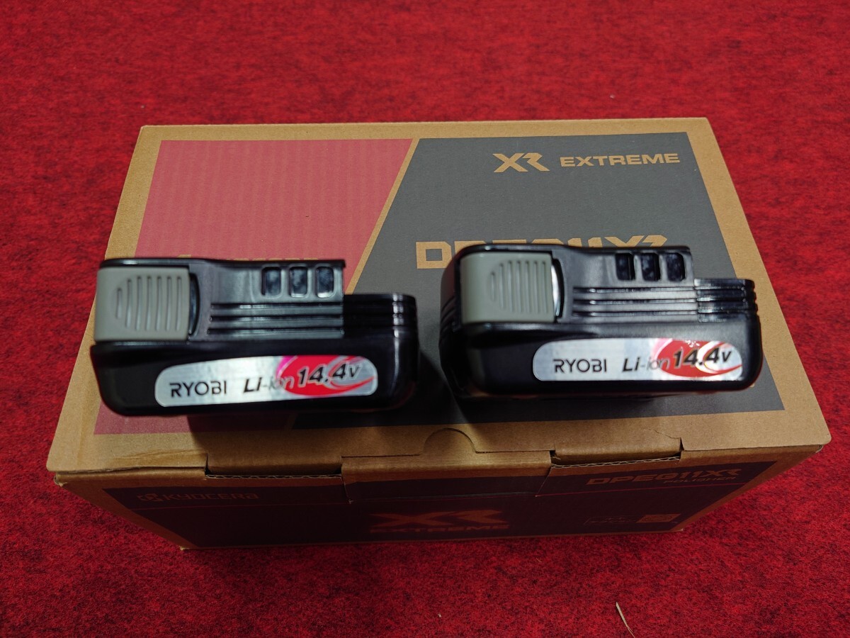 純正新品 B-1415L 京セラ リョービ RYOBI バッテリー 2個セット 1500mA 1.5Ah (BID DID BHC BRJ BIW DIW)14.4v拍卖