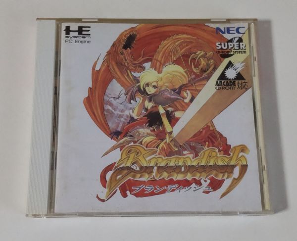 1円~ 送料無料 PCエンジン CD-ROM2 ブランディッシュ拍卖
