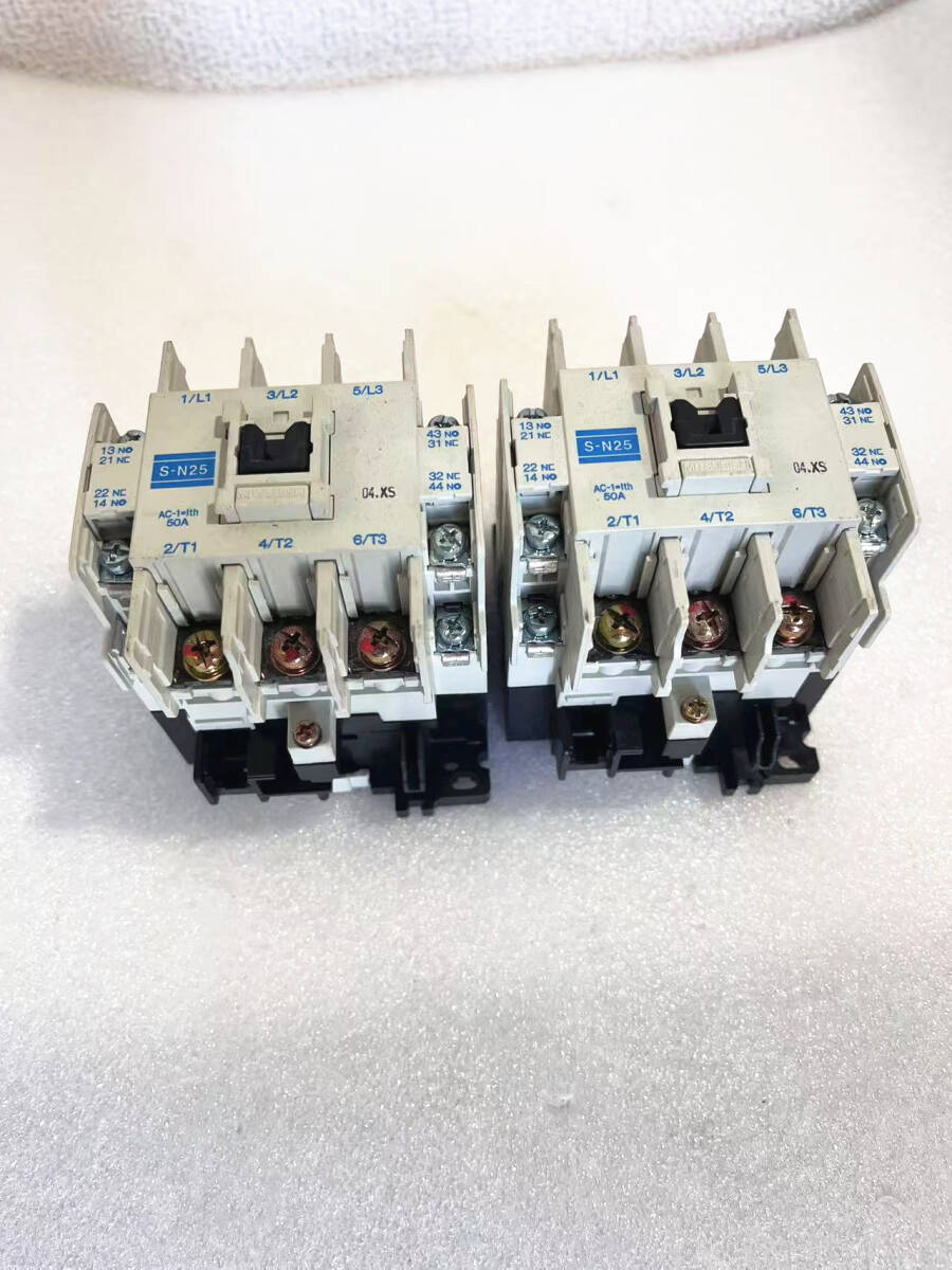 e497★MITSUBISHI S-N25 電磁開閉器 2点セット★拍卖