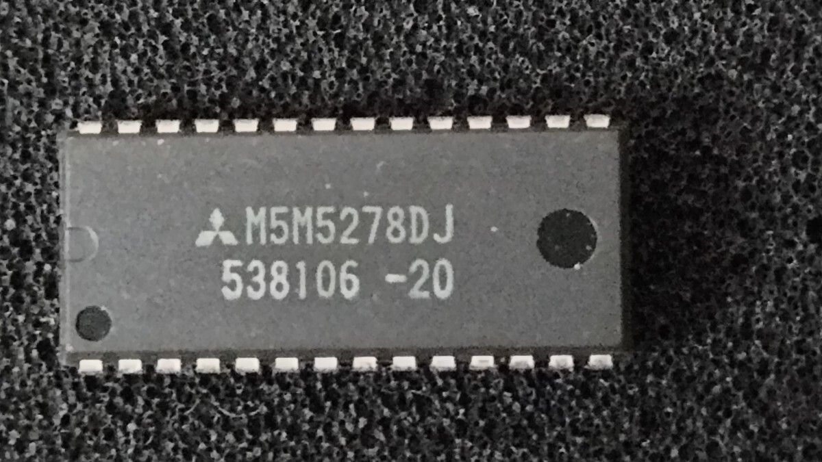 M5M5278DJ 三菱電機製 256Kビット CMOS SRAM 62256拍卖