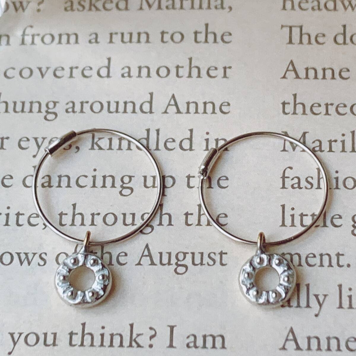 ピアス シルバー フープピアス リング 小さめ 未使用品☆☆vintage jewelry accessoriesR0932拍卖