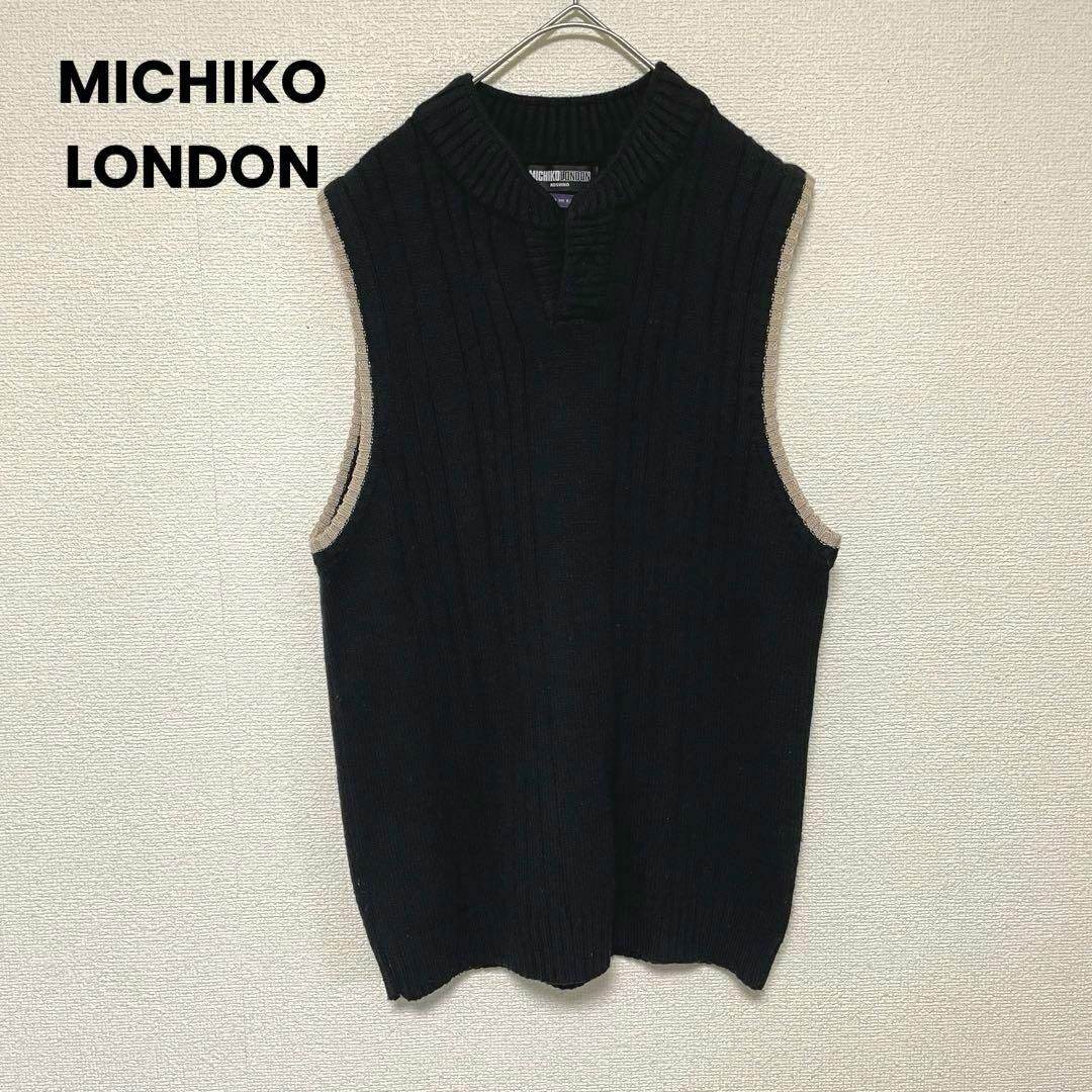 zo712 MICHIKO LONDON ミチコロンドン/ニットベスト/トップス拍卖