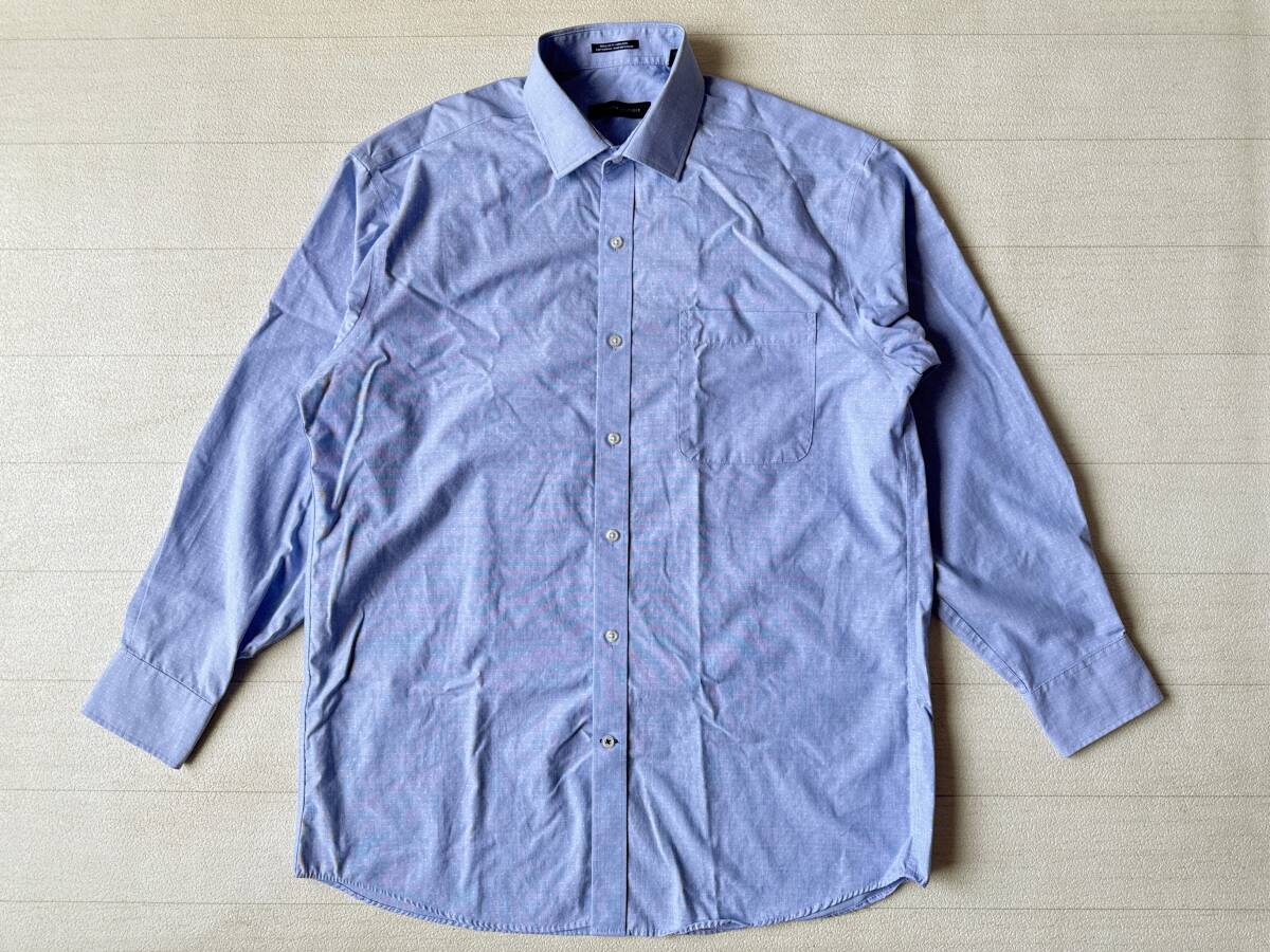 ☆送料無料☆ TOMMY HILFIGER トミーヒルフィガー USA直輸入 古着 長袖 胸ポケット付き シャツ メンズ L ブルー トップス 中古 即決拍卖