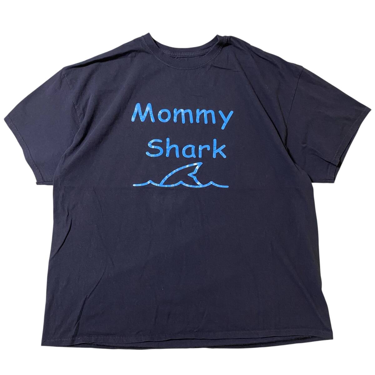 アメリカ古着 鮫 サメ 半袖 Tシャツ Mommy Shark プリント 2XL ビッグサイズ コットン US古着 【I1904】拍卖