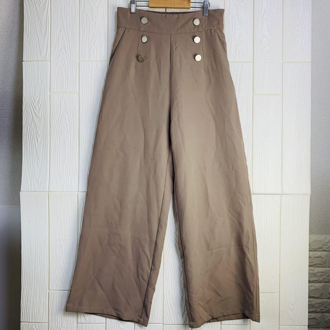 CLASSICAL ELF ベージュ ガウチョパンツ ウエストゴム78cm XL拍卖