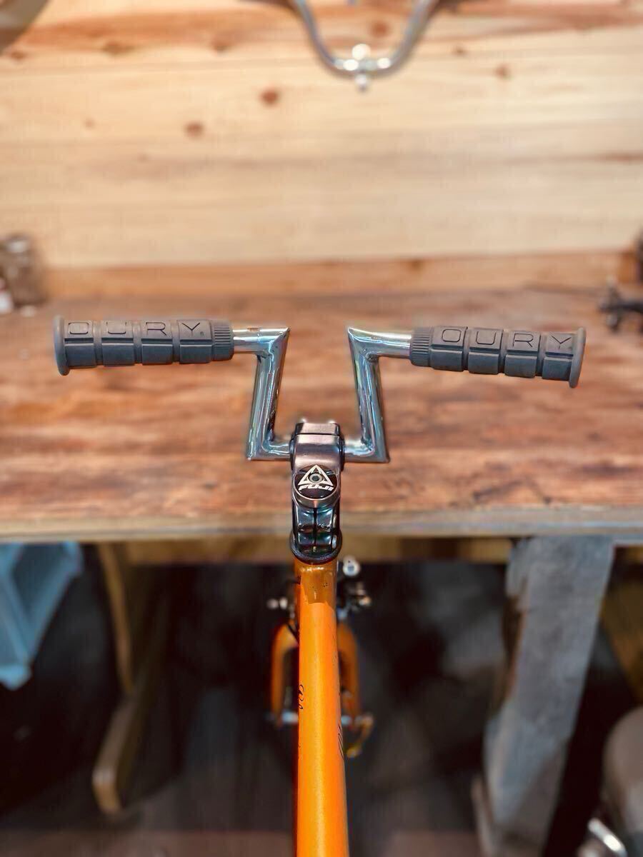 ピストバイク ハンドル ナローハンドル ライザーバー fixed gear 6拍卖
