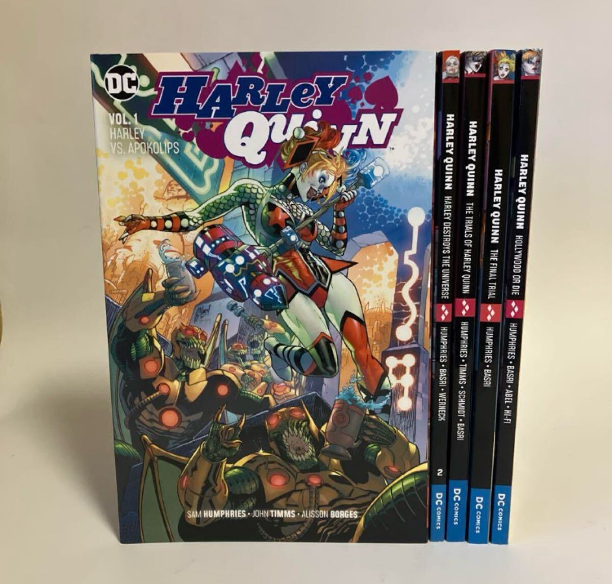 アメコミ・英語 ハーレイ・クイン ①〜⑤巻セット HARLEY QUINN 20250602YAMA-A4拍卖