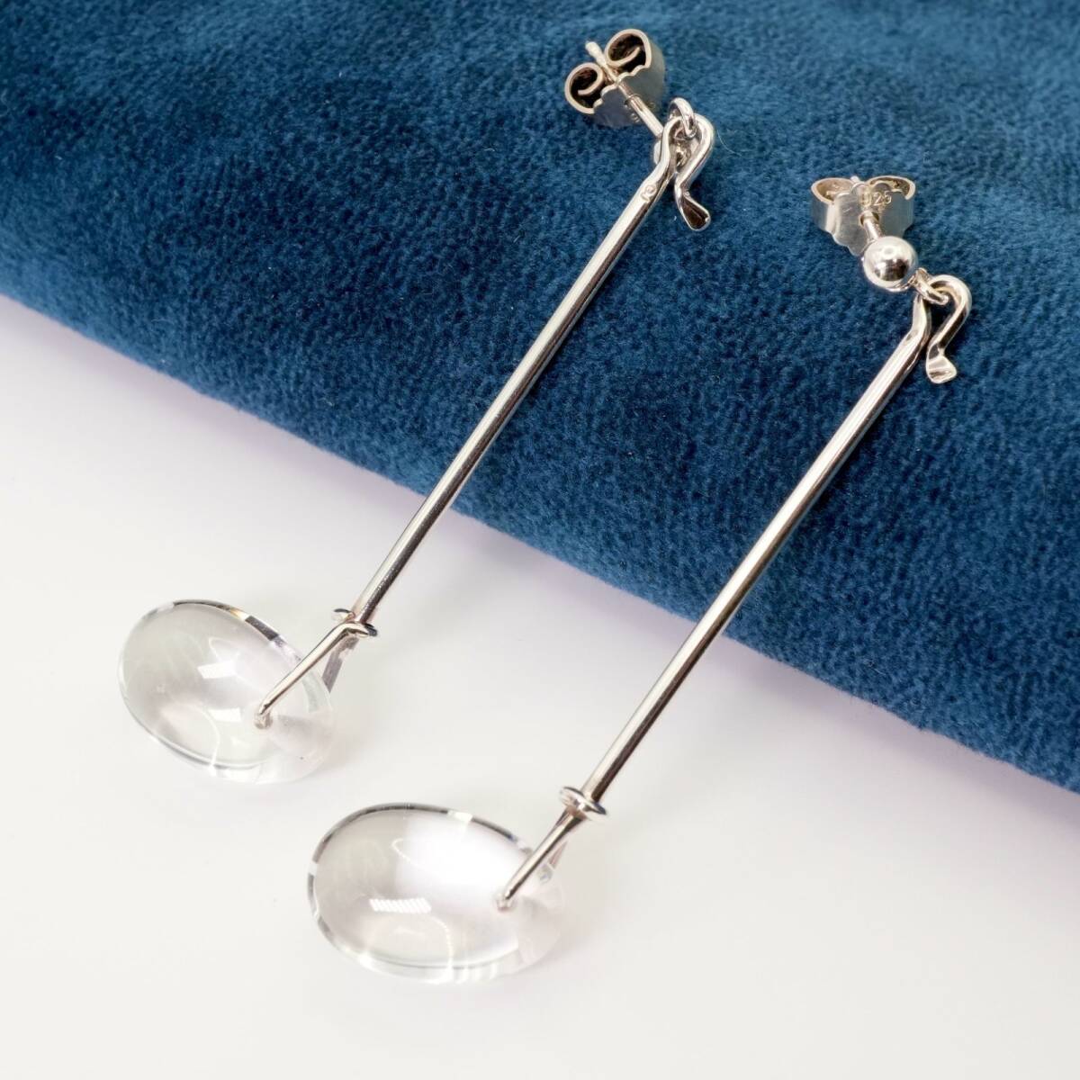 ジョージジェンセン デュウドロップ クォーツ ロング ピアス/24-4723S拍卖