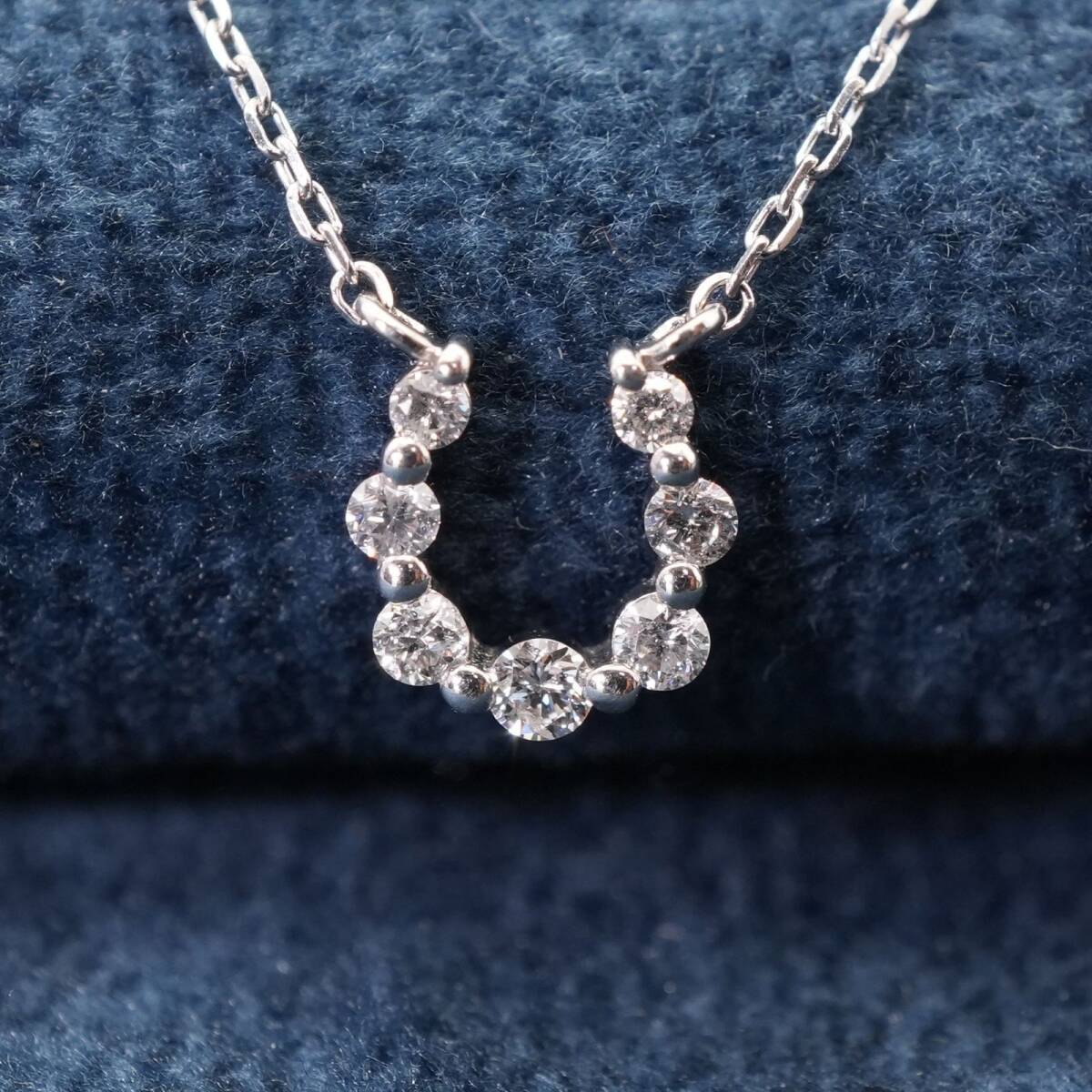 ヴァンドーム青山 ダイヤモンド ホースシュー ネックレス 馬蹄/25-878S拍卖