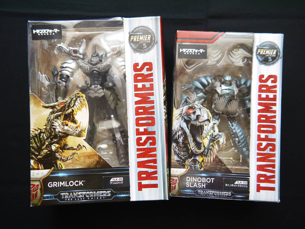 ☆◆1点未開封 美品♪ トランスフォーマー 2点セット TLK-05 グリムロック TLK-04 ダイノボット スラッシュ タカラトミー◆☆拍卖